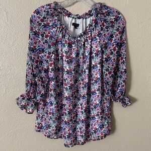 Talbots Women’s Paradise Floral Top, Small